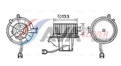 AVA QUALITY COOLING Ventilatore abitacolo MS8630