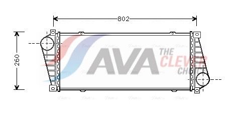 AVA QUALITY COOLING Intercooler MSA4217