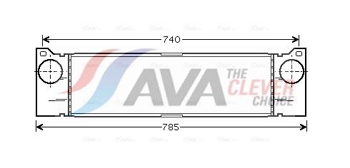 AVA QUALITY COOLING Intercooler MSA4370
