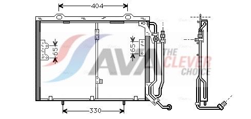 AVA QUALITY COOLING Condensatore, Climatizzatore MSA5245