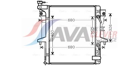 AVA QUALITY COOLING Radiatore, Raffreddamento motore MT2204