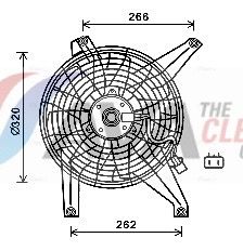 AVA QUALITY COOLING Ventola, Raffreddamento motore MT7528