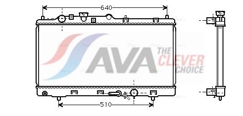 AVA QUALITY COOLING Radiatore, Raffreddamento motore MZ2152