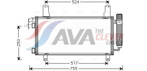 AVA QUALITY COOLING Condensatore, Climatizzatore MZ5157D