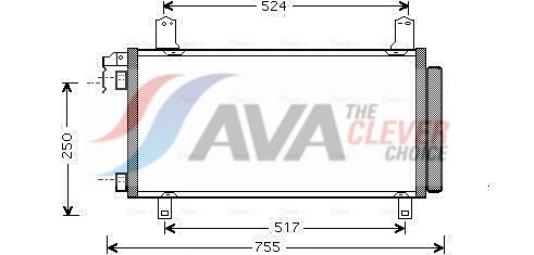 AVA QUALITY COOLING Condensatore, Climatizzatore MZ5158D