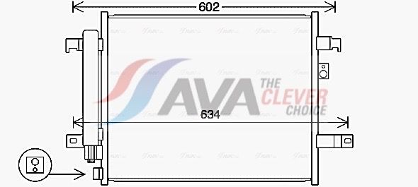 AVA QUALITY COOLING Condensatore, Climatizzatore MZ5294D