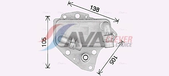 AVA QUALITY COOLING Radiatore olio, Olio motore OL3705