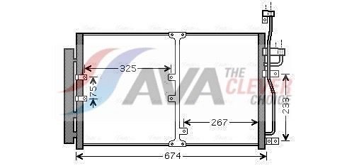 AVA QUALITY COOLING Condensatore, Climatizzatore OL5425D