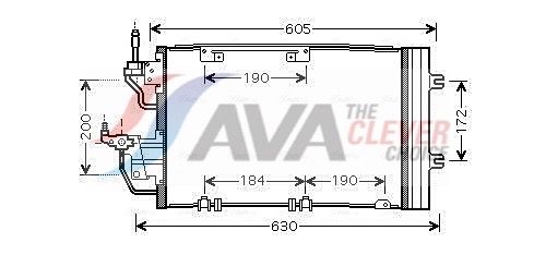 AVA QUALITY COOLING Condensatore, Climatizzatore OL5454D