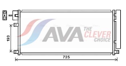 AVA QUALITY COOLING Condensatore, Climatizzatore OL5634D