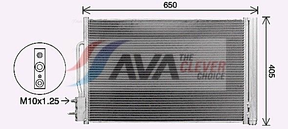 AVA QUALITY COOLING Condensatore, Climatizzatore OL5709D