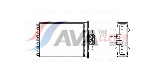 AVA QUALITY COOLING Scambiatore calore, Riscaldamento abitacolo OL6217
