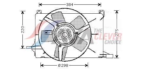 AVA QUALITY COOLING Ventola, Raffreddamento motore OL7502