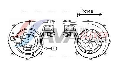 AVA QUALITY COOLING Ventilatore abitacolo OL8630