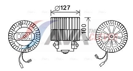 AVA QUALITY COOLING Ventilatore abitacolo OL8633