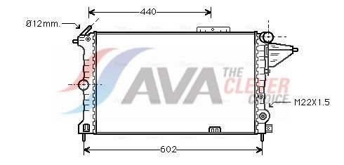 AVA QUALITY COOLING Radiatore, Raffreddamento motore OLA2119