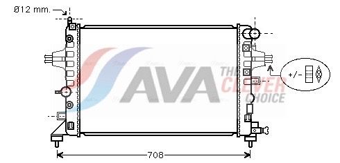 AVA QUALITY COOLING Radiatore, Raffreddamento motore OLA2362