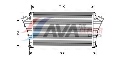 AVA QUALITY COOLING Intercooler OLA4361