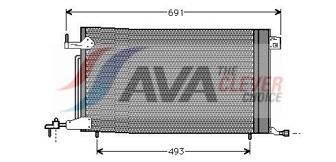 AVA QUALITY COOLING Condensatore, Climatizzatore PE5186