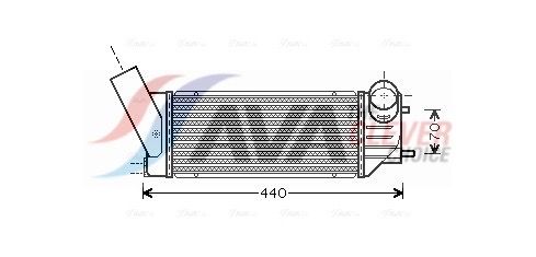 AVA QUALITY COOLING Intercooler PEA4279