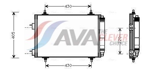 AVA QUALITY COOLING Condensatore, Climatizzatore PEA5209D