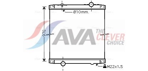 AVA QUALITY COOLING Radiatore, Raffreddamento motore RE2010N