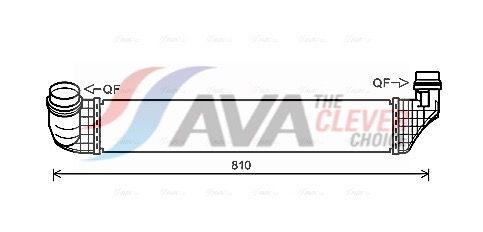 AVA QUALITY COOLING Intercooler RT4614
