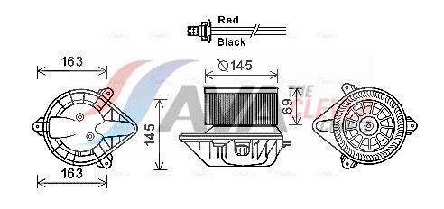 AVA QUALITY COOLING Ventilatore abitacolo RT8583