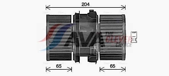 AVA QUALITY COOLING Ventilatore abitacolo RT8666