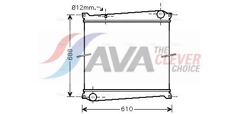 AVA QUALITY COOLING Radiatore, Raffreddamento motore RTA2379