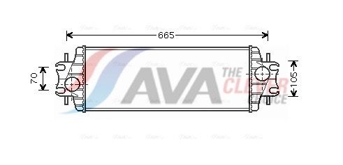 AVA QUALITY COOLING Intercooler RTA4328