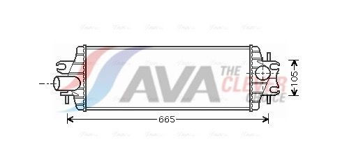 AVA QUALITY COOLING Intercooler RTA4358