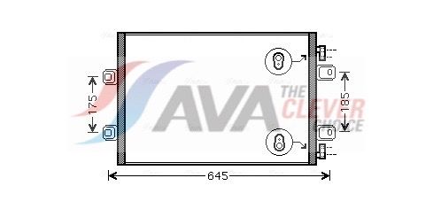 AVA QUALITY COOLING Condensatore, Climatizzatore RTA5406