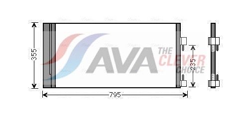 AVA QUALITY COOLING Condensatore, Climatizzatore RTA5430D