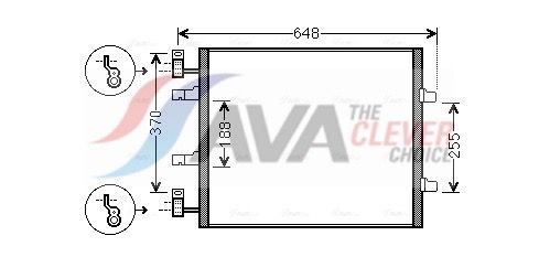 AVA QUALITY COOLING Condensatore, Climatizzatore RTA5459