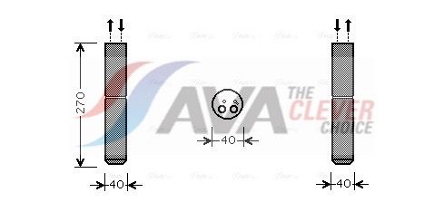 AVA QUALITY COOLING Essiccatore, Climatizzatore RTD493