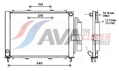 AVA QUALITY COOLING Gruppo raffreddamento RTM497