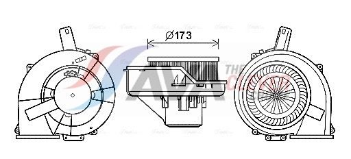 AVA QUALITY COOLING Ventilatore abitacolo ST8047