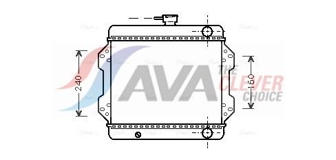 AVA QUALITY COOLING Radiatore, Raffreddamento motore SZ2003