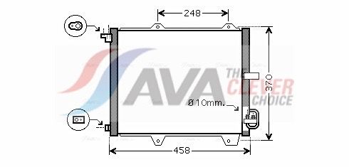 AVA QUALITY COOLING Condensatore, Climatizzatore SZ5088