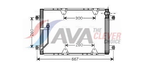 AVA QUALITY COOLING Condensatore, Climatizzatore SZ5107D
