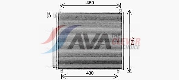 AVA QUALITY COOLING Condensatore, Climatizzatore SZ5158D