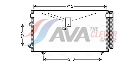 AVA QUALITY COOLING Condensatore, Climatizzatore TO5383D