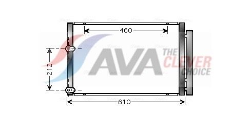 AVA QUALITY COOLING Condensatore, Climatizzatore TO5429D