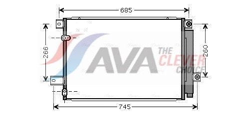 AVA QUALITY COOLING Condensatore, Climatizzatore TOA5409D