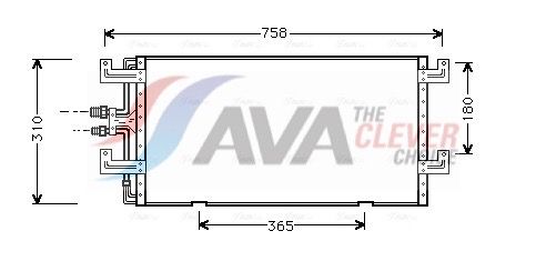 AVA QUALITY COOLING Condensatore, Climatizzatore VN5145