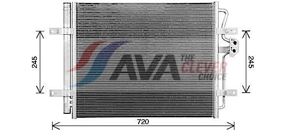 AVA QUALITY COOLING Condensatore, Climatizzatore VN5433D