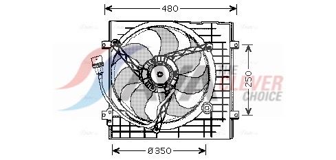 AVA QUALITY COOLING Ventola, Raffreddamento motore VN7506
