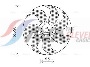 AVA QUALITY COOLING Ventola, Raffreddamento motore VN7511