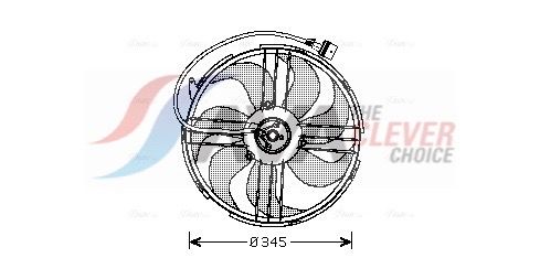 AVA QUALITY COOLING Ventola, Raffreddamento motore VN7512